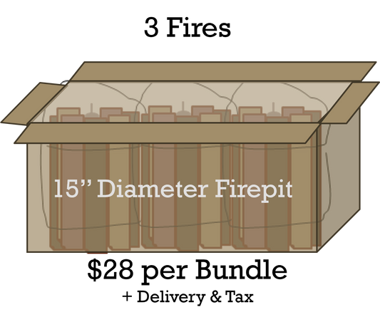 3 Big Fires in your 15” or 19" Diameter Portable Firepit & 10-56% Off with Rewards