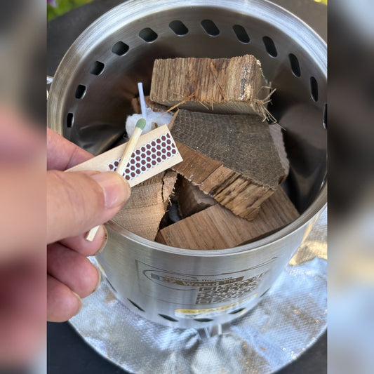 EZ Wood™ 5.5" Smokeless Firepit $36